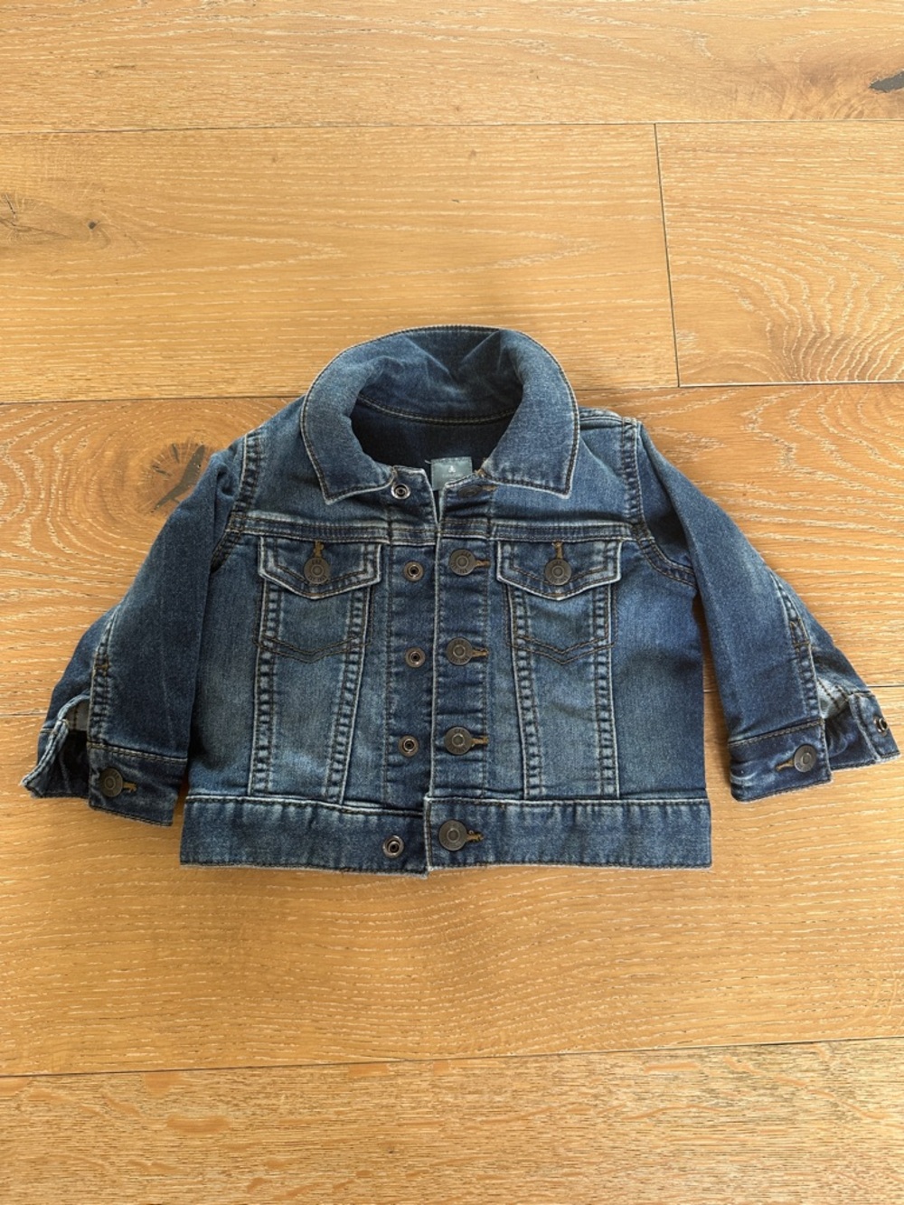 GAP Dark Wash Denim Jacket - Blue